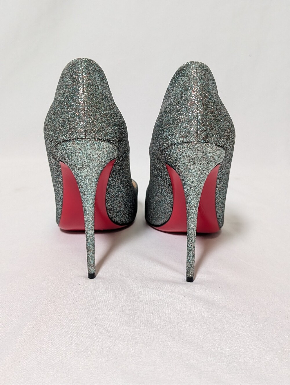 Christian Louboutin So Kate 120 Glitter Mini Pumps Size 38 - Picture 11 of 14